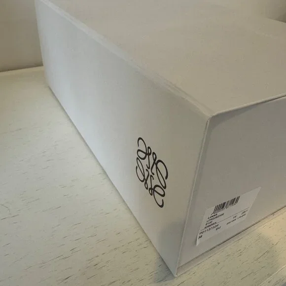 Loewe Flow Runner 2.0 Sneakers Gold Black Suede Nylon EU 38 US 8 LFR2282X05 - Picture 15 of 15